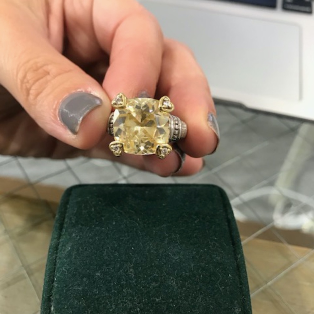 Judith Ripka Cocktail Ring - Picture 2 of 8